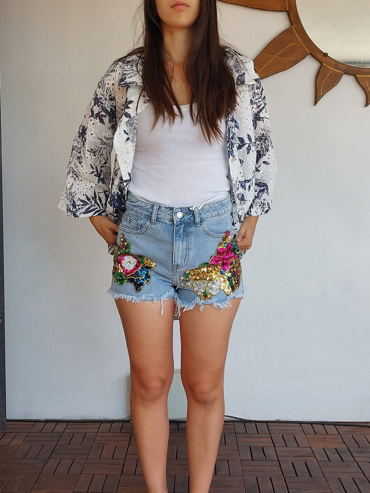 Shorts Giardino di Luce