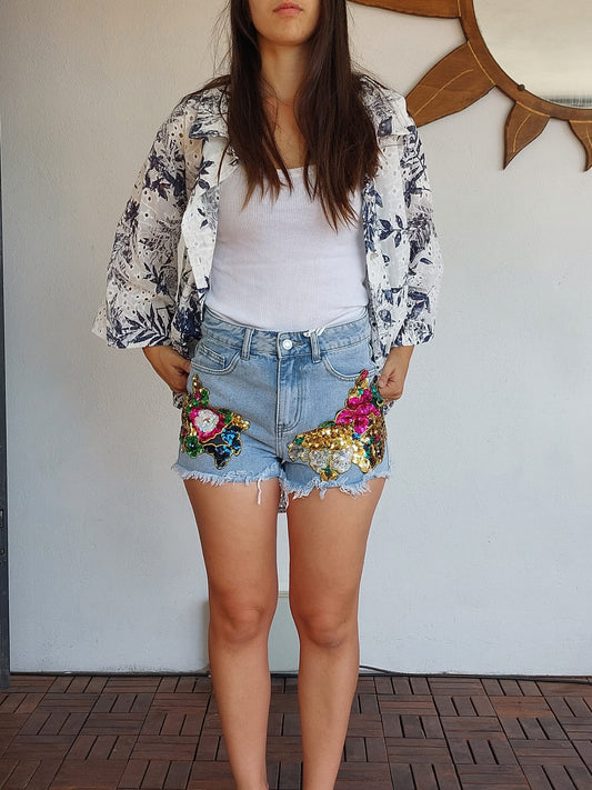 Shorts Giardino di Luce